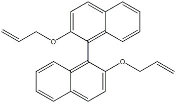 2,2′-二(4-烯丙氧基)-1,1′-联萘 结构式