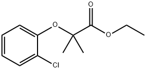 2-(2-氯苯氧基)-2-甲基丙酸乙酯 结构式