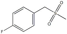 1-fluoro-4-(methylsulfonylmethyl)benzene 结构式