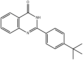 2-(4-tert-butylphenyl)quinazolin-4-ol 结构式