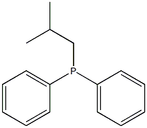 Phosphine, (2-methylpropyl)diphenyl- 结构式