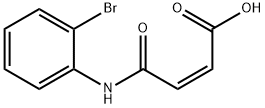 (Z)-4-((2-溴苯基)氨基)-4-氧代丁-2-烯酸 结构式