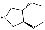 (3S,4S)-3,4-二甲氧基吡咯烷 结构式