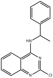 2-氯-N-(1-苯基乙基)喹唑啉-4-胺 结构式