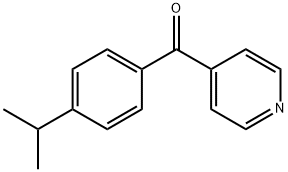 4-(4-异丙基苯甲酰基)吡啶 结构式