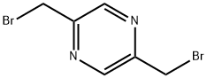 2,5-二(溴甲基)吡嗪 结构式