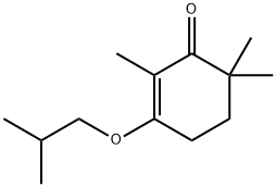2,6,6-TRIMETHYL-3-ISOBUTOXYCYCLOHEX-2-EN-1-ONE 结构式