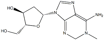 N1-Methyl-2'-deoxyadenosine 结构式