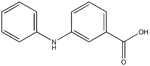 Benzoic acid, 3-(phenylamino)- 结构式