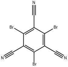 1,3,5-BENZENETRICARBONITRILE, 2,4,6-TRIBROMO- 结构式