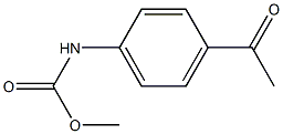 Carbamic acid, N-(4-acetylphenyl)-, methyl ester 结构式