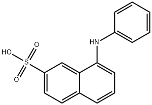 2-Naphthalenesulfonic acid, 8-(phenylamino)- 结构式