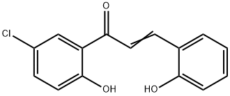 2-Propen-1-one, 1-(5-chloro-2-hydroxyphenyl)-3-(2-hydroxyphenyl)- 结构式