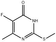 5-氟-6-甲基-2-(甲基硫代)-4(3H)-嘧啶酮 1G 结构式