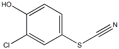 Thiocyanic acid, 3-chloro-4-hydroxyphenyl ester 结构式