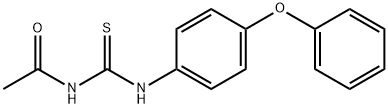 N-{[(4-phenoxyphenyl)amino]carbonothioyl}acetamide 结构式