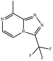 8-METHYL-3-(TRIFLUOROMETHYL)-[1,2,4]TRIAZOLO[4,3-A]PYRAZINE 结构式