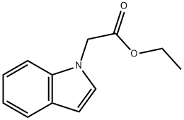 Ethyl 1-indoleacetate, 97% 结构式