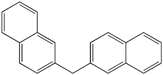 Naphthalene, 2,2'-methylenebis- 结构式