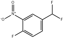4-(二氟甲基)-1-氟-2-硝基苯 结构式