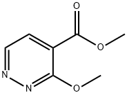 3-甲氧基哒嗪-4-羧酸甲酯 结构式