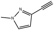 3-乙炔基-1-甲基-1H-吡唑 结构式