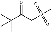 1-甲磺酰-3,3-二甲基丁烷-2-酮 结构式