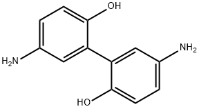 5.5'-二氨基-2.2'-羟基-二联苯 结构式