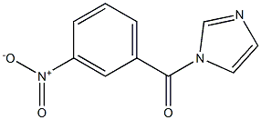 1H-Imidazole, 1-(3-nitrobenzoyl)- 结构式