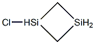 1,3-Disilacyclobutane, 1-chloro- 结构式