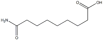 Nonanoic acid,9-amino-9-oxo- 结构式