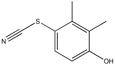 Thiocyanic acid, 4-hydroxy-2,3-dimethylphenyl ester 结构式
