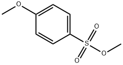 Methyl 4-methoxybenzenesulfonate 结构式