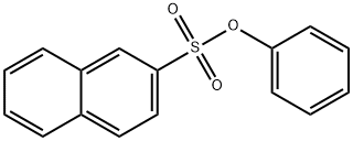 苯基萘-2-磺酸酯 结构式