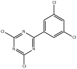 2,4-二氯-6-(3,5-二氯苯基)-1,3,5-三嗪 结构式