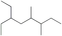 Octane, 6-ethyl-3,4-dimethyl- 结构式