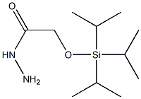 2-((三异丙基甲硅烷基)氧基)乙酰肼 结构式