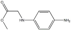 DL-4-氨基苯甘氨酸甲酯 结构式