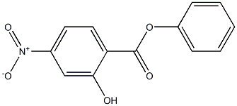 Benzoic acid, 2-hydroxy-4-nitro-, phenyl ester 结构式