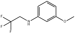 Benzenamine, 3-methoxy-N-(2,2,2-trifluoroethyl)- 结构式