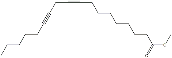 9,12-Octadecadiynoic acid, methyl ester 结构式