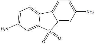 3,7-二氨基二苯并[B,D]噻吩-5,5-二氧化物 结构式