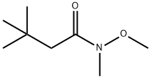 N-methoxy-N,3,3-trimethylbutanamide 结构式