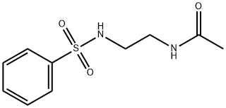 Acetamide,N-[2-[(phenylsulfonyl)amino]ethyl]- 结构式