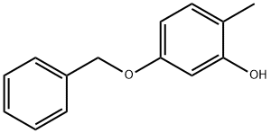 5-(苄氧基)-2-甲基苯酚 结构式