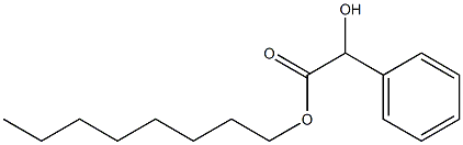 扁桃酸正辛酯 结构式