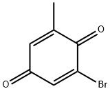 2,5-Cyclohexadiene-1,4-dione,2-bromo-6-methyl- 结构式