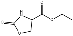 RS-2-恶唑烷酮-4-羧酸乙酯 结构式
