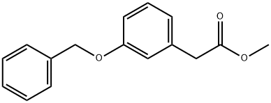 2-(3-(苄氧基)苯基)乙酸甲酯 结构式