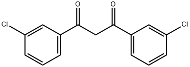 1,3-双(3-氯苯基)丙烷-1,3-二酮 结构式